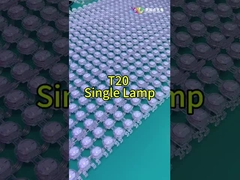 ขนาดแผ่น 20 มม สกรีน LED Grid Outdoor ความสว่างสูง แสงภูมิทัศน์