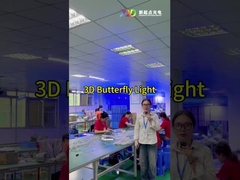 กระพริบผิวพรรณ 3 มิติ พิกเซล ไฟ LED สีเต็ม สําหรับการตกแต่งเทศกาล