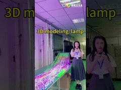 3D LED ไฟคริสต์มาสต์ LED ไฟลูกบอลพิกเซล IP68 สําหรับตกแต่งปาร์ตี้กลางแจ้ง