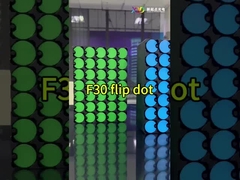 15mm 8x8 เครื่อง Flip Dot Display สกรีนปฏิสัมพันธ์ Flip Billboard Retailer