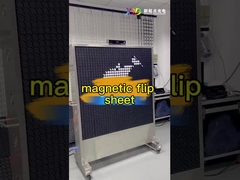 หน้าจอ Flip Dot แม็กเนตสําหรับสถานีห้องแสดงสินค้า Creative Ad Flip Wall