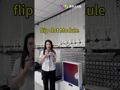 โมดูล Flip Dot มัดจอสัมผัส Dc 12v สําหรับบาสเก็ตบอล ฟุตบอล บอลสกอร์บอร์ด