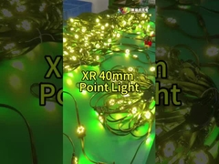 ไฟจุด LED RGB นอก สนุกสนาน สวนสวน ถนน สี่เหลี่ยม ไฟพิกเซล